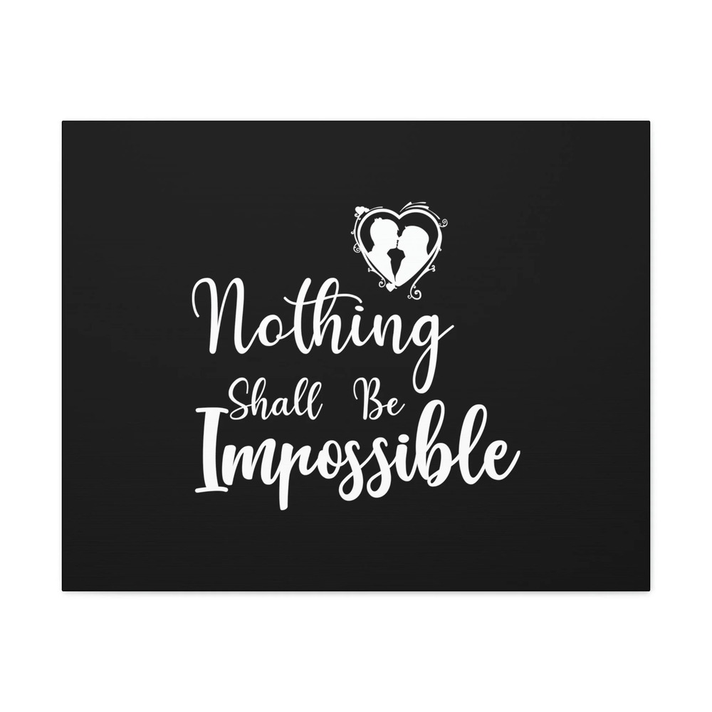 Scripture Walls Nothing Shall Be Impossible Matthew 19:26 Christian Wall Art